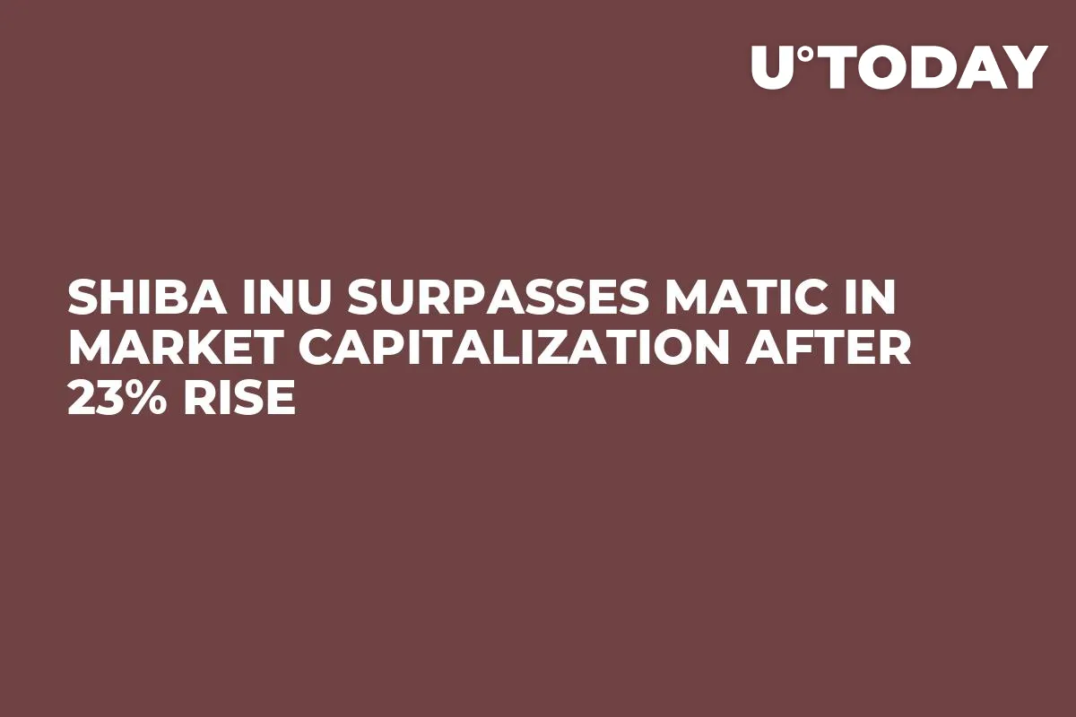 Shiba Inu Surpasses MATIC in Market Capitalization After 23% Rise