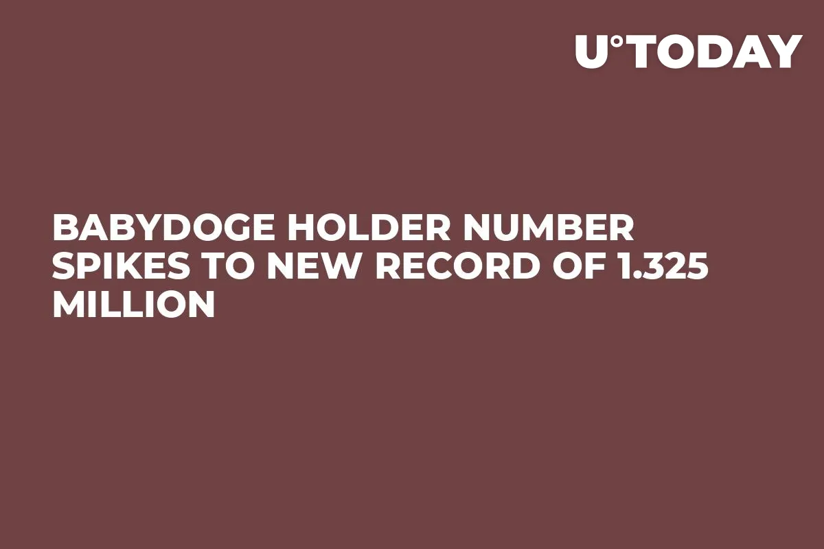 BabyDoge Holder Number Spikes to New Record of 1.325 Million