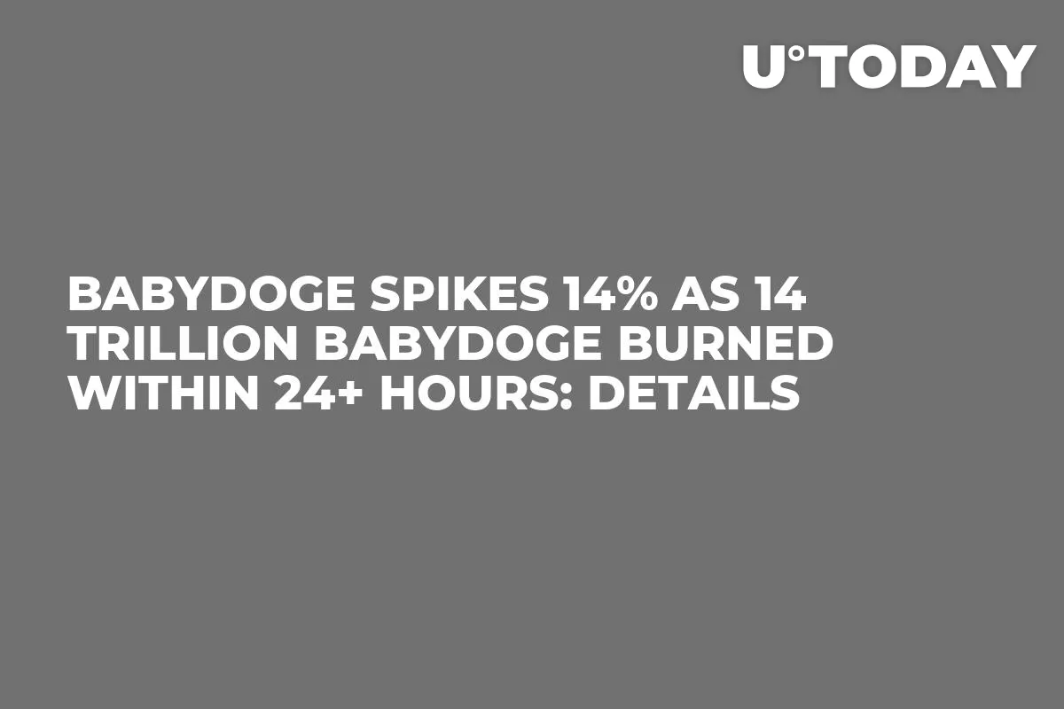 BabyDoge Spikes 14% as 14 Trillion BabyDoge Burned Within 24+ Hours: Details