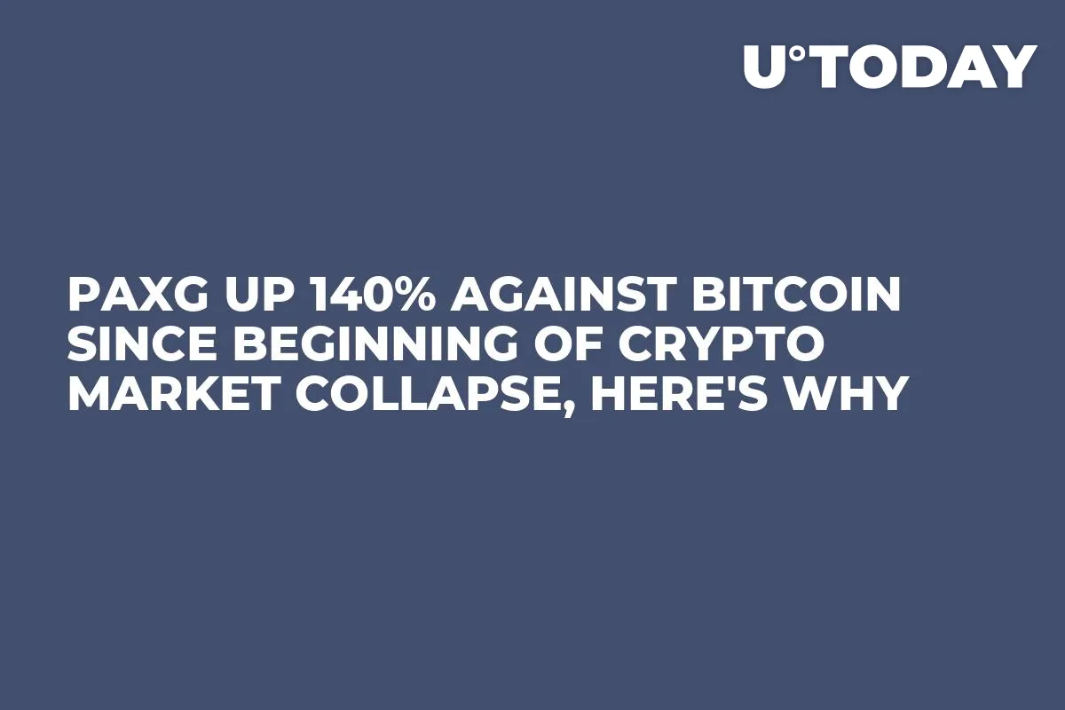 PAXG up 140% Against Bitcoin Since Beginning of Crypto Market Collapse, Here's Why