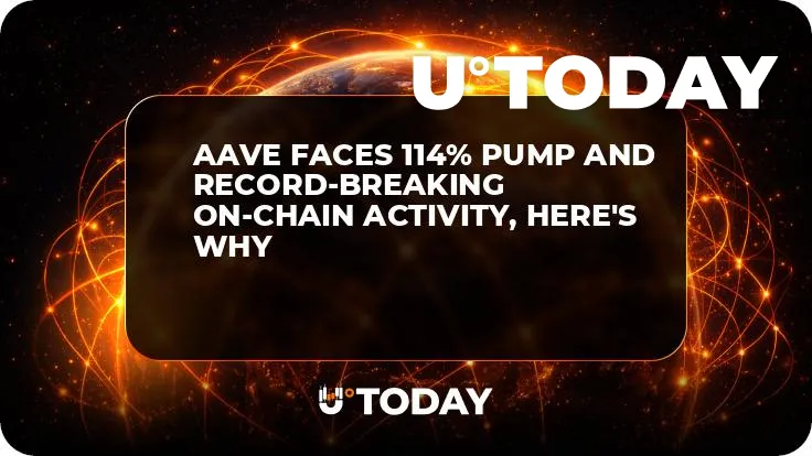 AAVE Faces 114% Pump and Record-Breaking On-Chain Activity, Here's Why