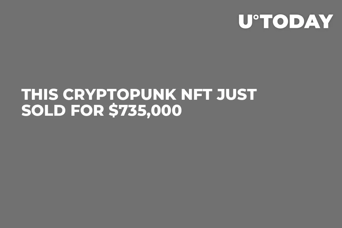 This CryptoPunk NFT Just Sold for $735,000