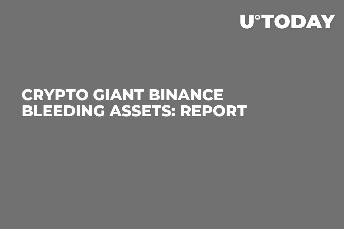 Crypto Giant Binance Bleeding Assets: Report