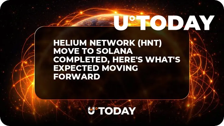 Helium Network (HNT) Move to Solana Completed, Here's What's Expected Moving Forward