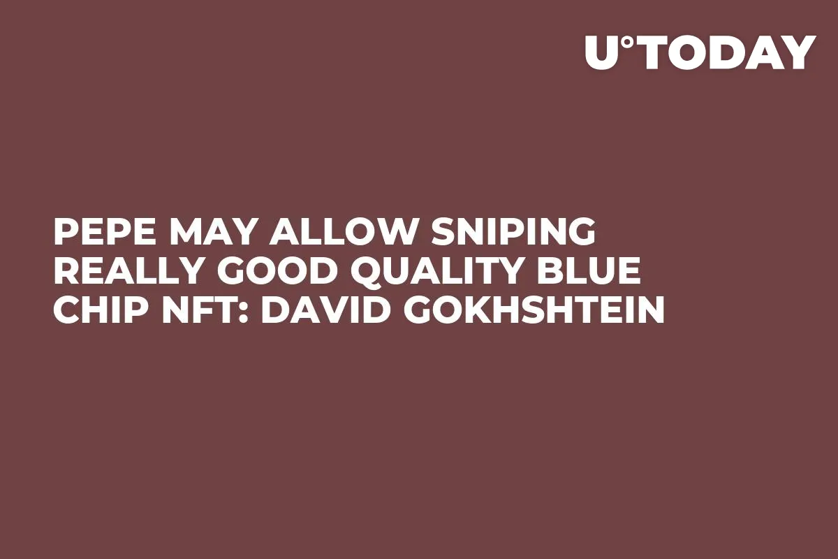 PEPE May Allow Sniping Really Good Quality Blue Chip NFT: David Gokhshtein