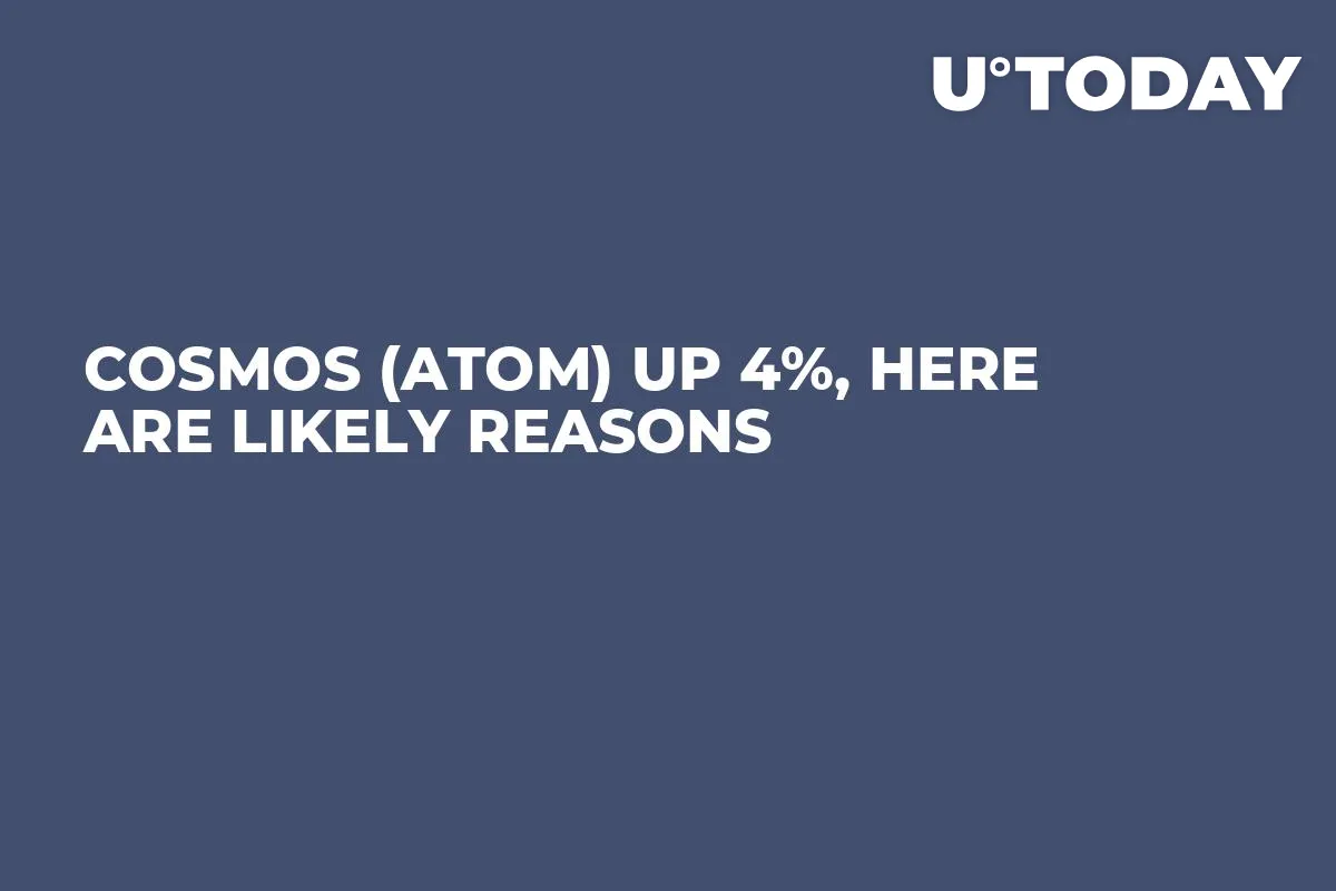 Cosmos (ATOM) up 4%, Here Are Likely Reasons