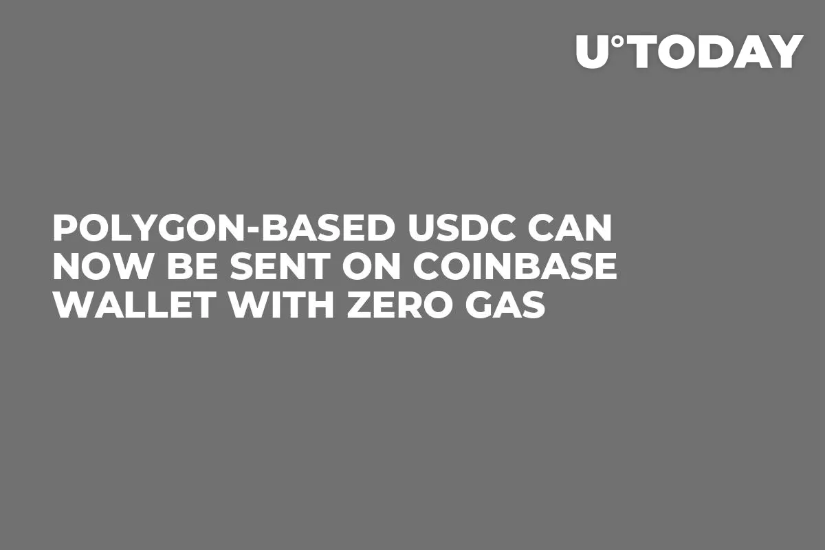 Polygon-Based USDC Can Now Be Sent on Coinbase Wallet With Zero Gas