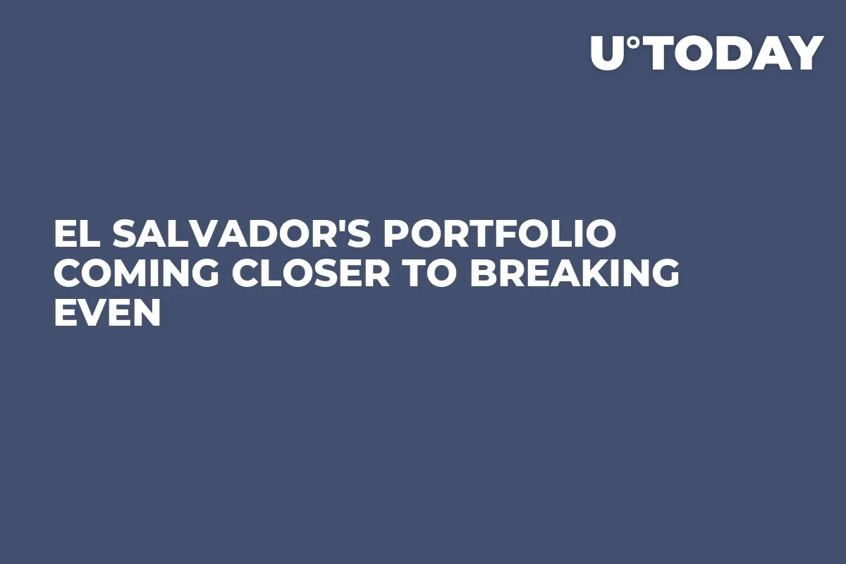 El Salvador's Portfolio Coming Closer to Breaking Even