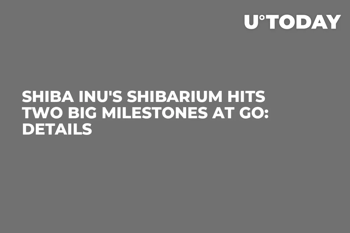 Shiba Inu's Shibarium Hits Two Big Milestones at Go: Details