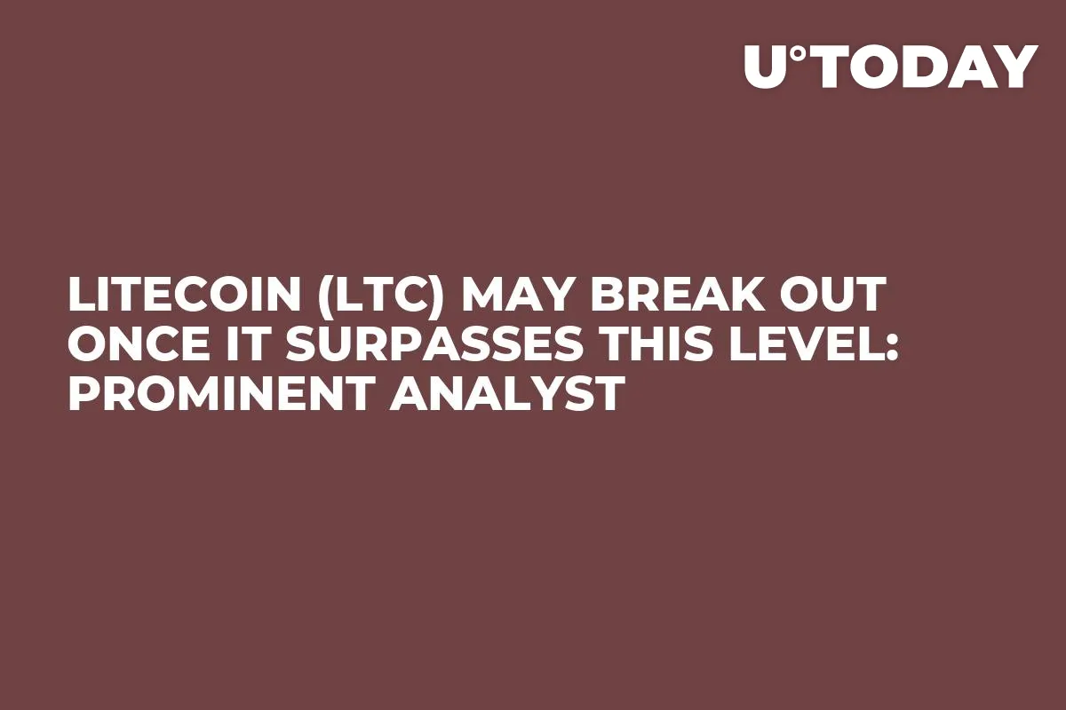 Litecoin (LTC) May Break out Once It Surpasses This Level: Prominent Analyst