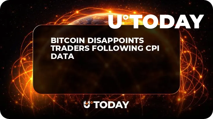 Bitcoin Disappoints Traders Following CPI Data