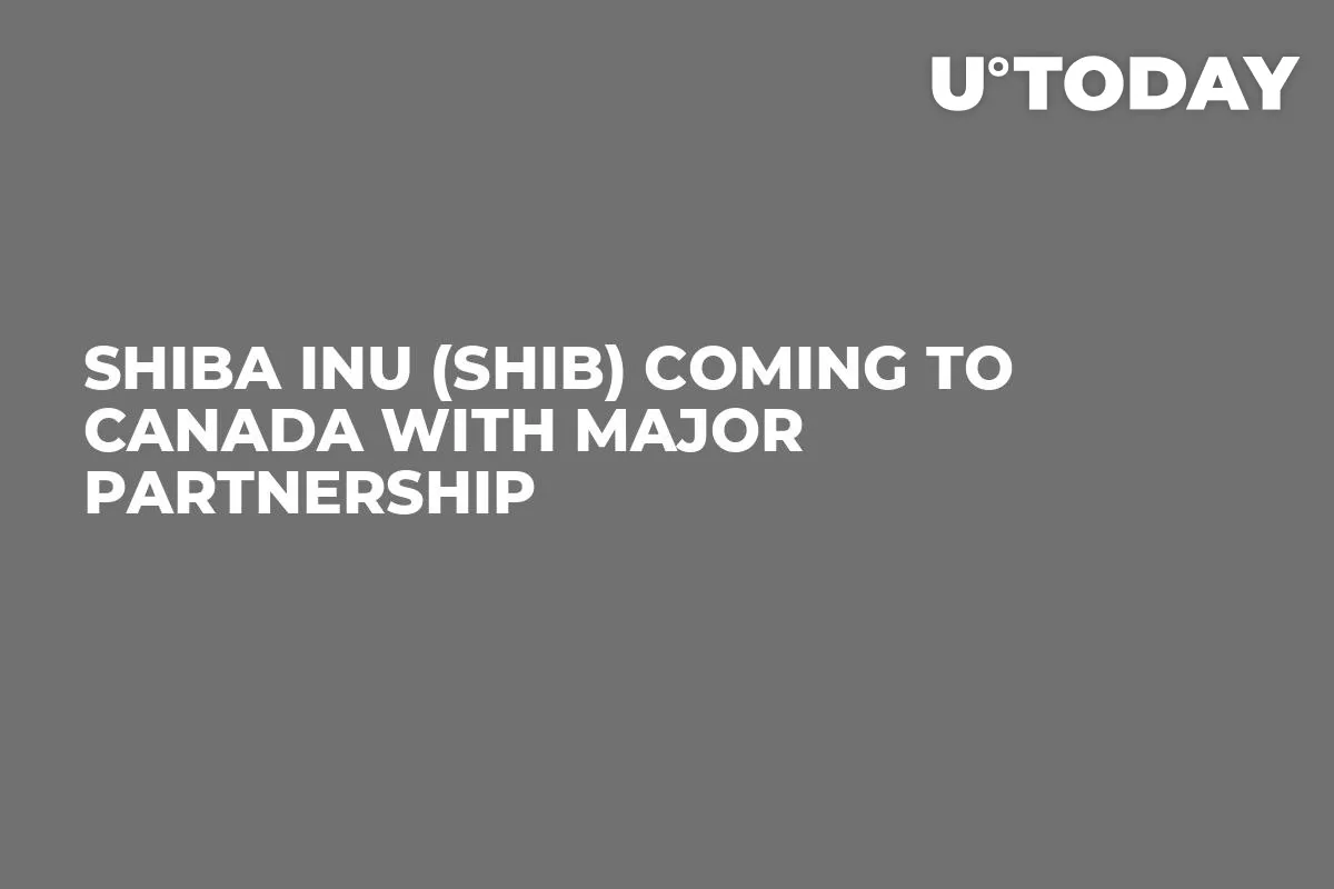 Shiba Inu (SHIB) Coming to Canada With Major Partnership