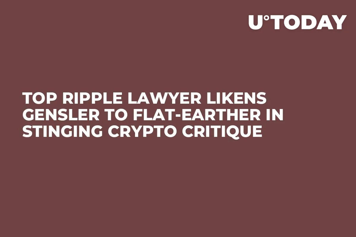 Top Ripple Lawyer Likens Gensler to Flat-Earther in Stinging Crypto Critique