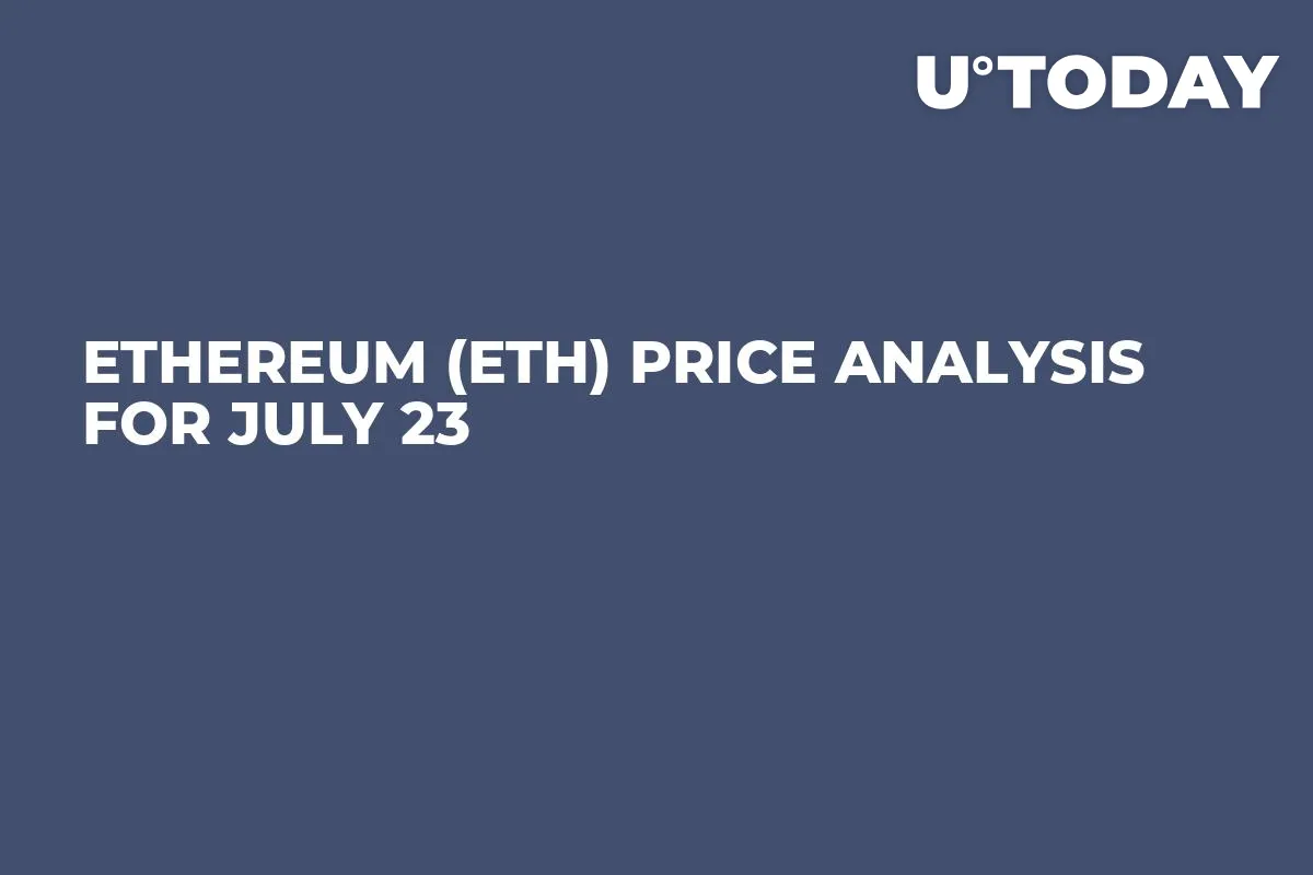 Ethereum (ETH) Price Analysis for July 23