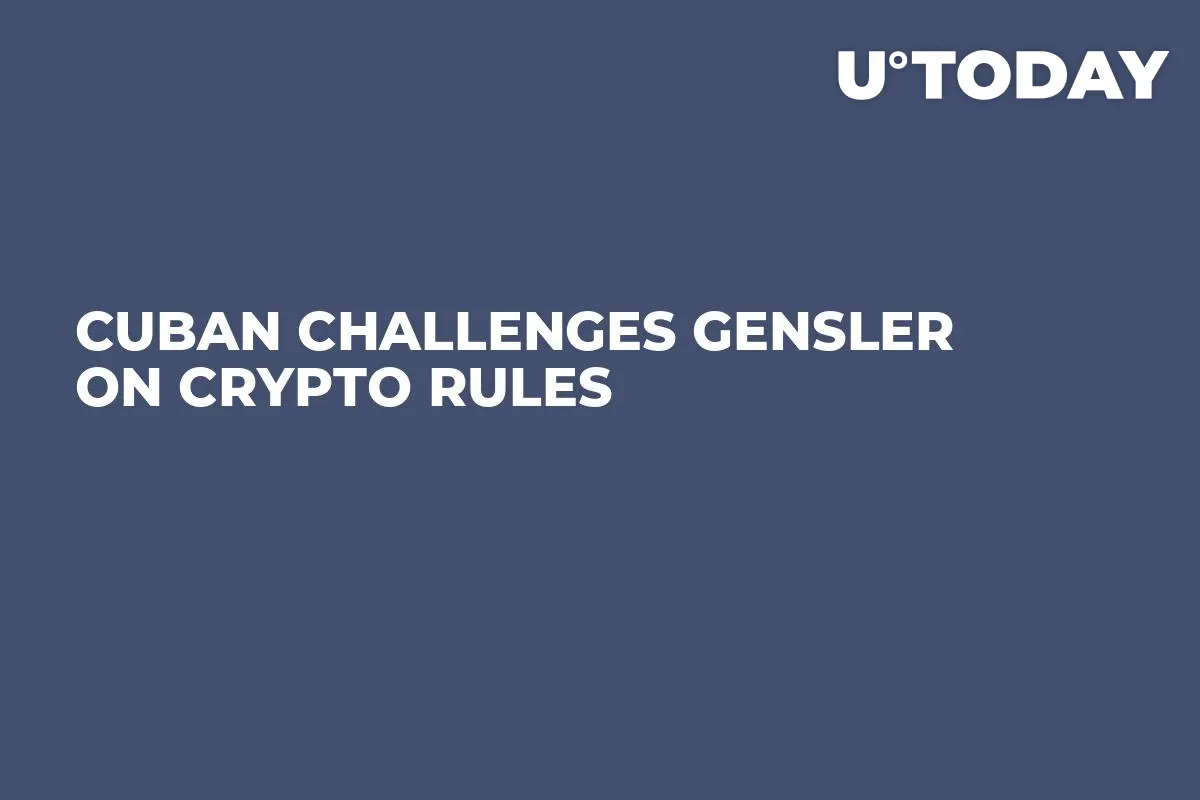 Cuban Challenges Gensler on Crypto Rules