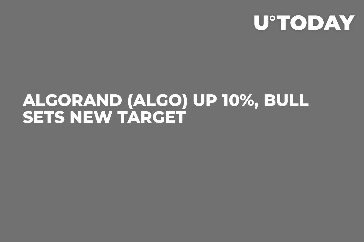 Algorand (ALGO) up 10%, Bull Sets New Target
