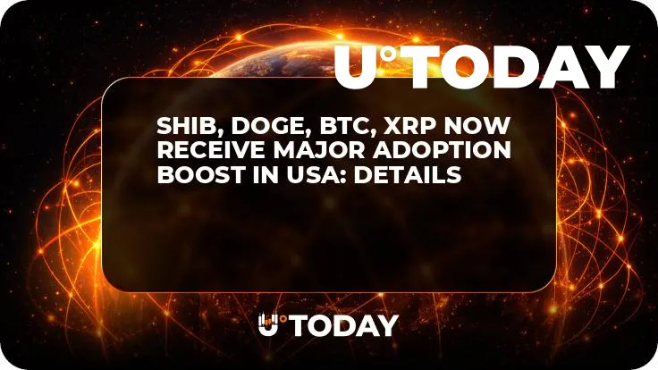 SHIB, DOGE, BTC, XRP Now Receive Major Adoption Boost in USA: Details