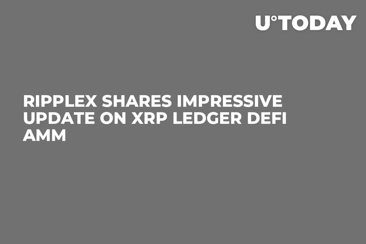 RippleX Shares Impressive Update on XRP Ledger DeFi AMM