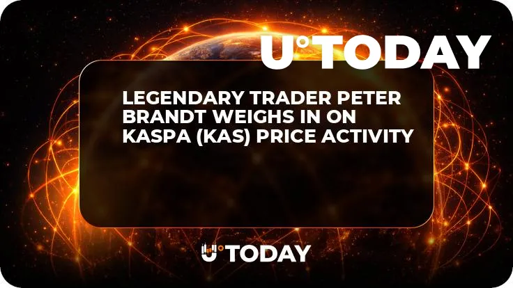 Legendary Trader Peter Brandt Weighs in on Kaspa (KAS) Price Activity