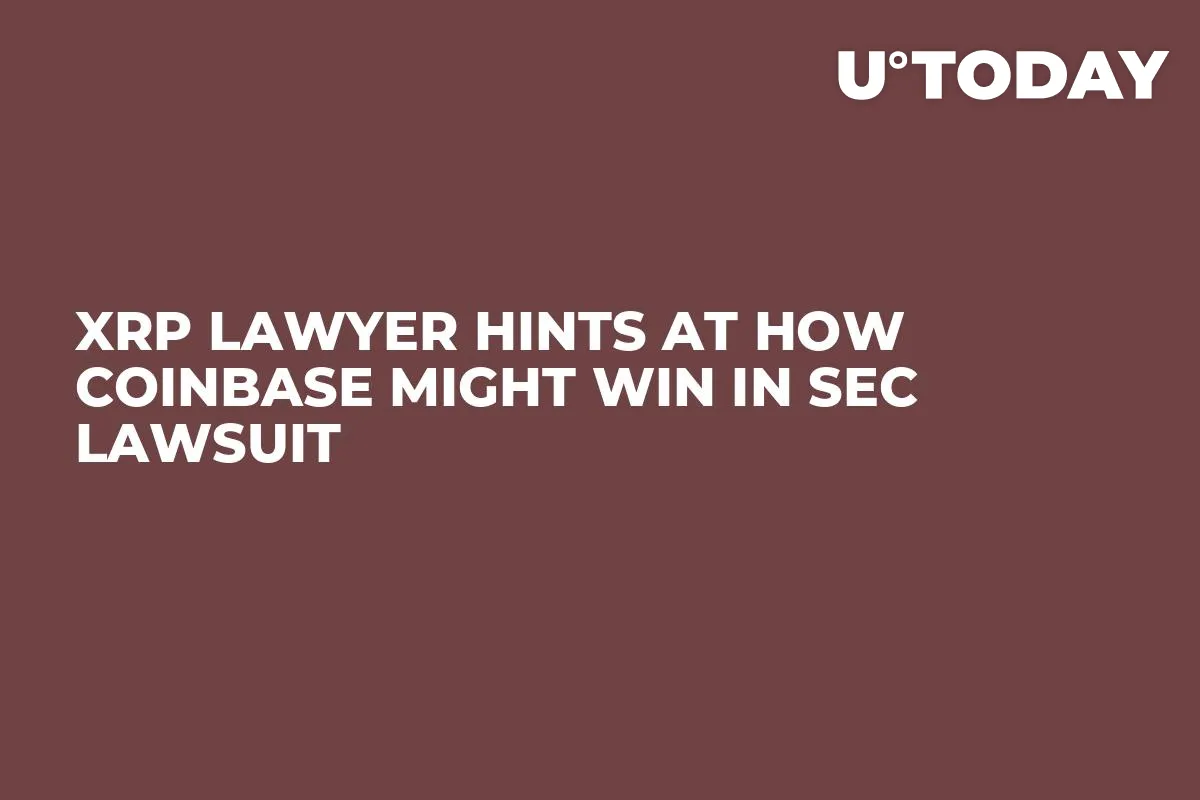 XRP Lawyer Hints at How Coinbase Might Win in SEC Lawsuit