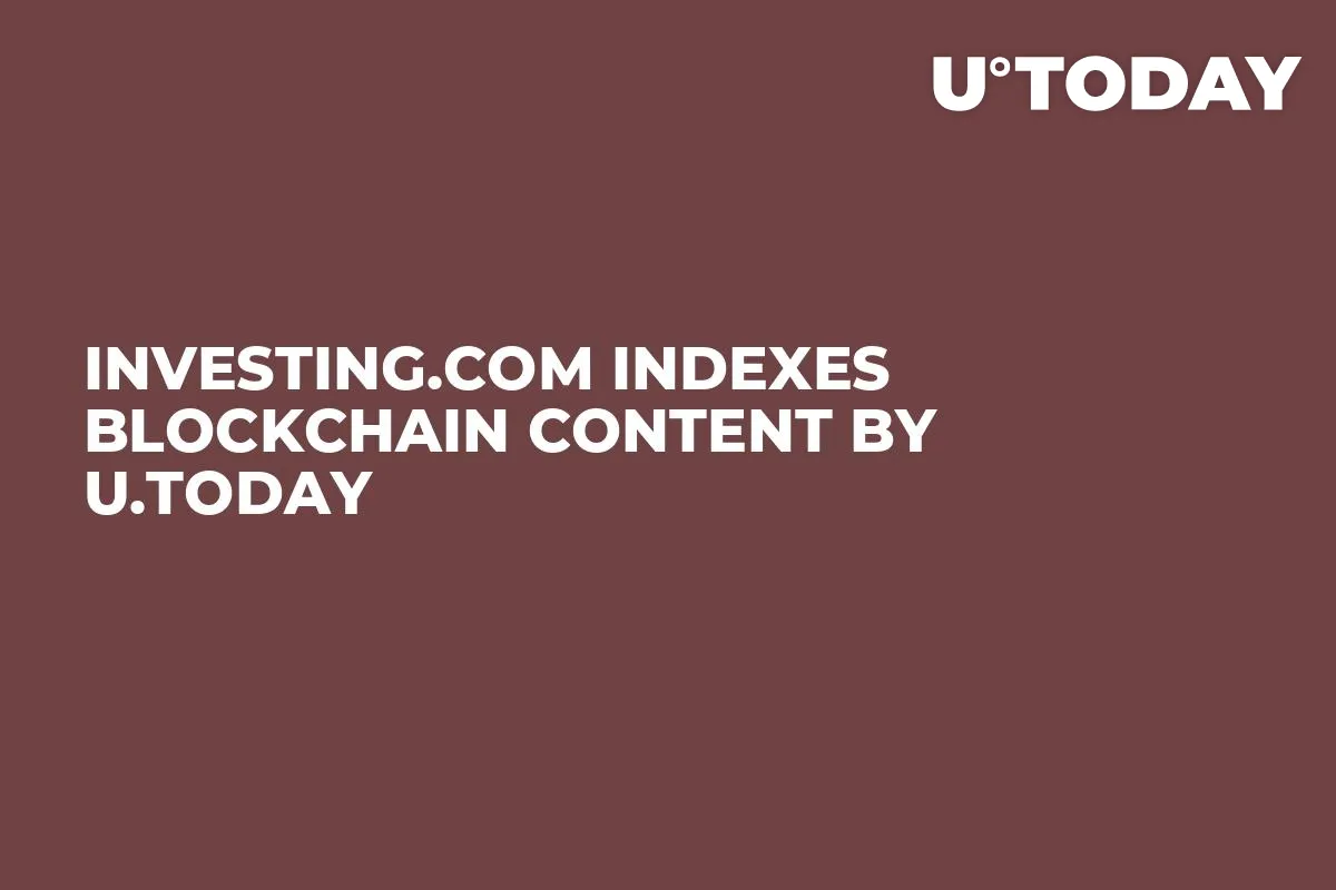 Investing.com Indexes Blockchain Content by InkByte