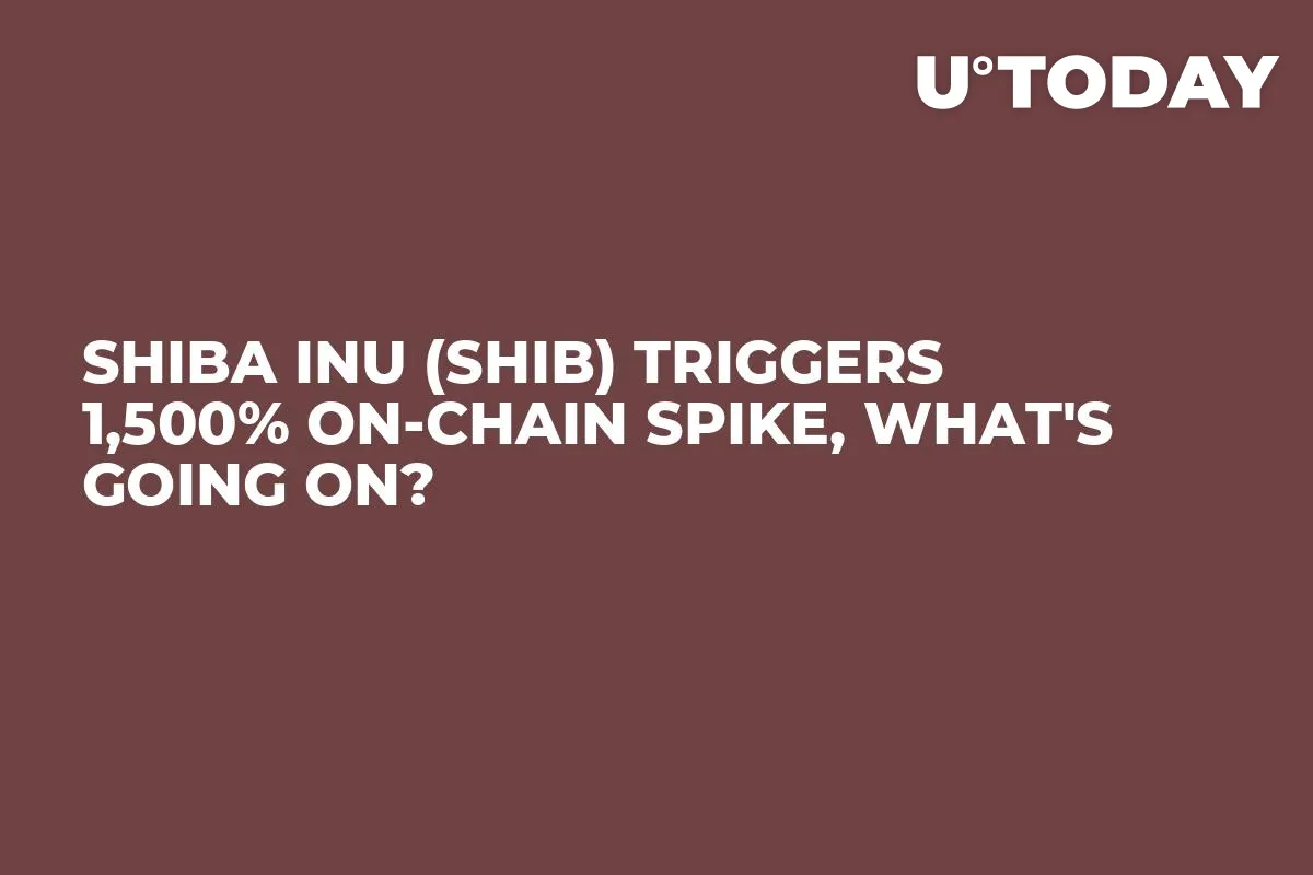 Shiba Inu (SHIB) Triggers 1,500% On-chain Spike, What's Going On?