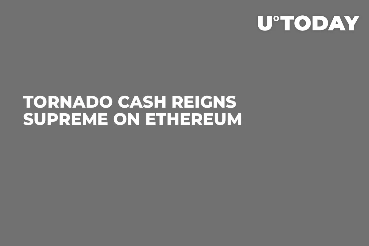 Tornado Cash Reigns Supreme on Ethereum 