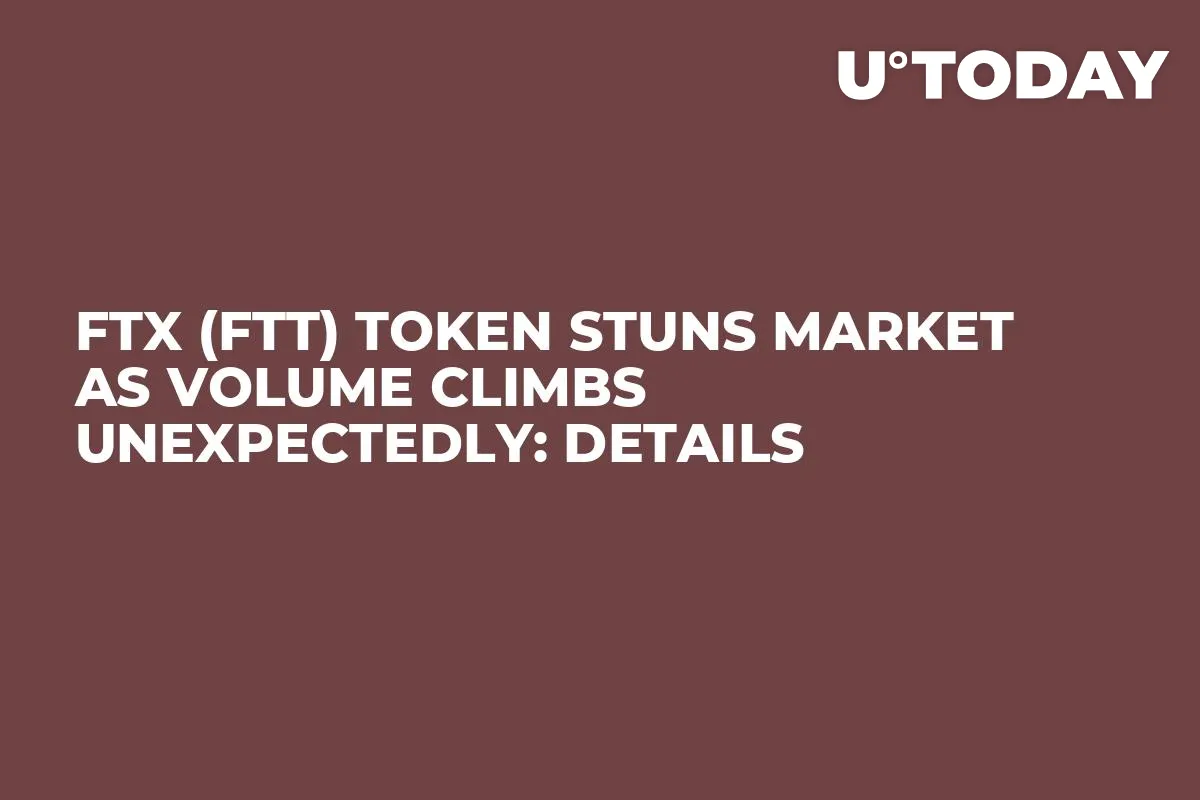 FTX (FTT) Token Stuns Market as Volume Climbs Unexpectedly: Details