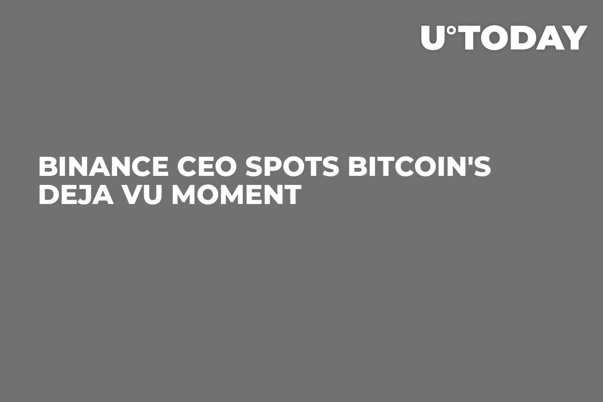 Binance CEO Spots Bitcoin's Deja Vu Moment