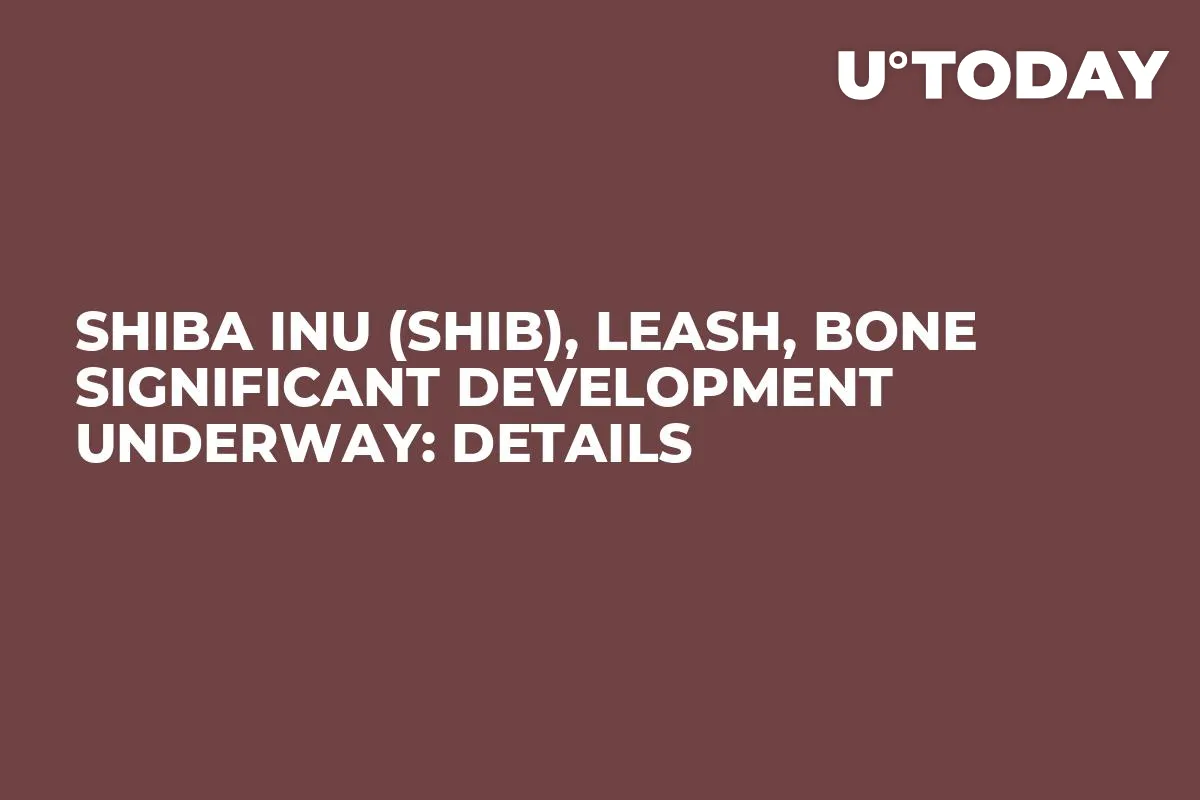 Shiba Inu (SHIB), LEASH, BONE Significant Development Underway: Details