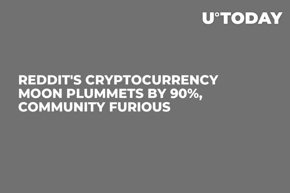 Reddit's Cryptocurrency MOON Plummets by 90%, Community Furious