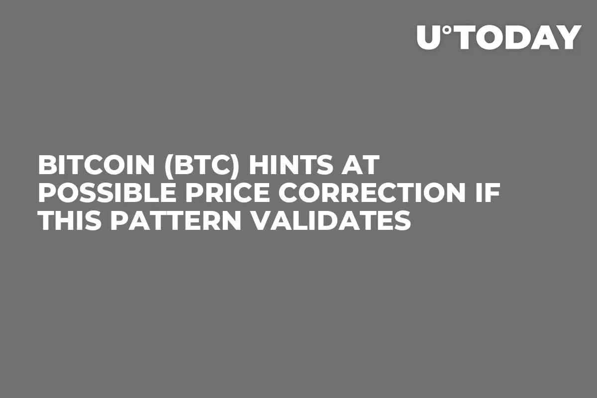 Bitcoin (BTC) Hints at Possible Price Correction If This Pattern Validates