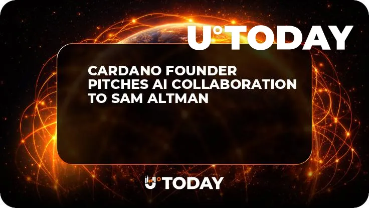 Cardano Founder Pitches AI Collaboration to Sam Altman
