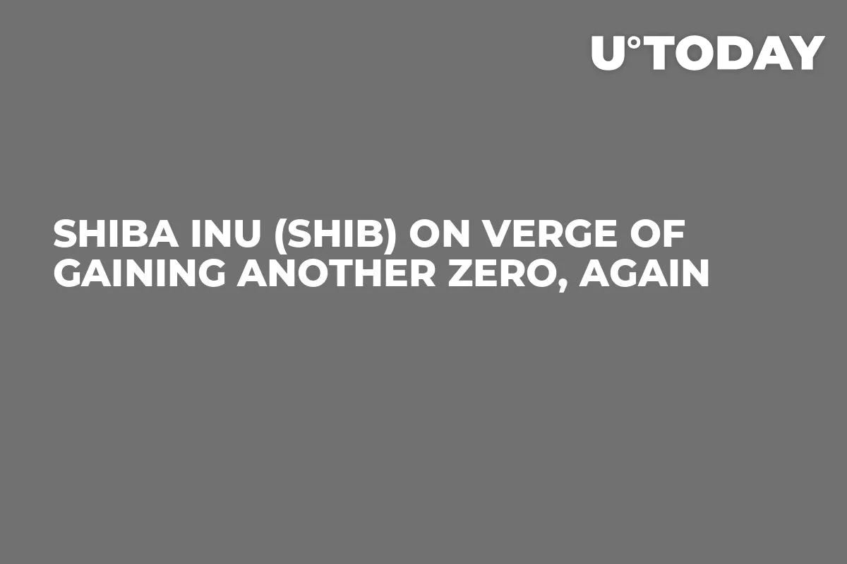 Shiba Inu (SHIB) on Verge of Gaining Another Zero, Again