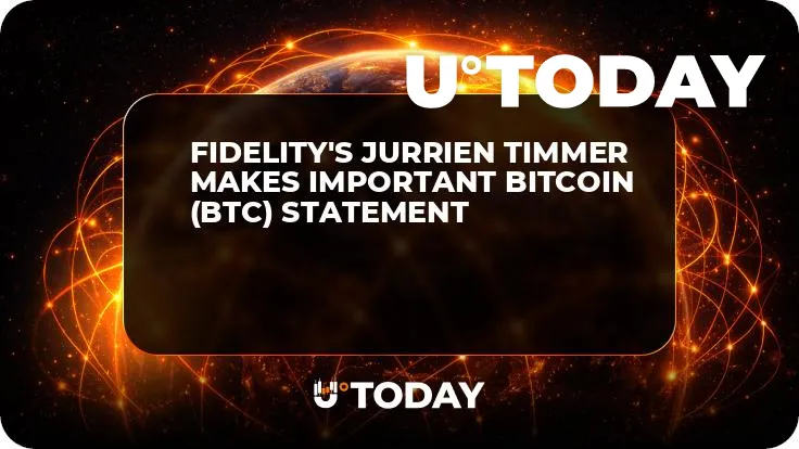 Fidelity's Jurrien Timmer Makes Important Bitcoin (BTC) Statement