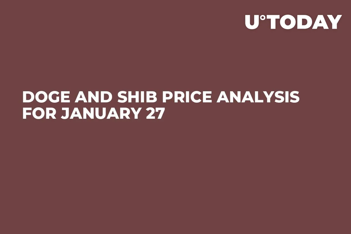 DOGE and SHIB Price Analysis for January 27