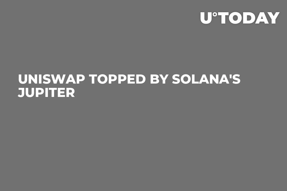 Uniswap Topped by Solana's Jupiter