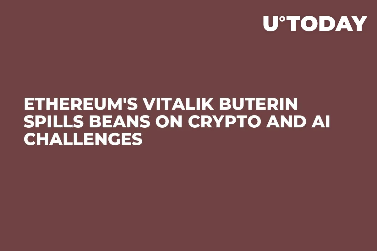 Ethereum's Vitalik Buterin Spills Beans on Crypto and AI Challenges