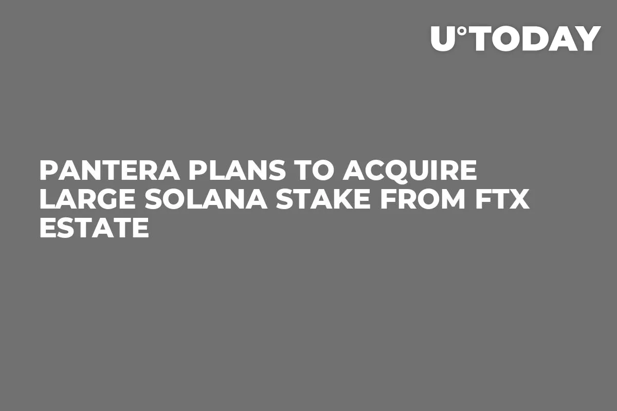 Pantera Plans to Acquire Large Solana Stake From FTX Estate