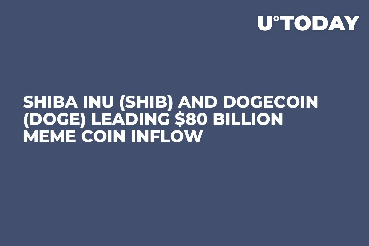Shiba Inu (SHIB) and Dogecoin (DOGE) Leading $80 Billion Meme Coin Inflow