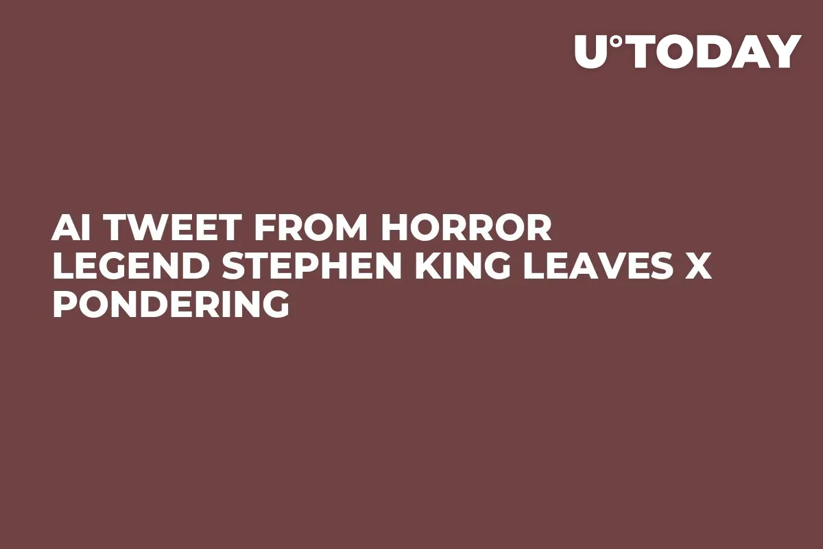 AI Tweet from Horror Legend Stephen King Leaves X Pondering