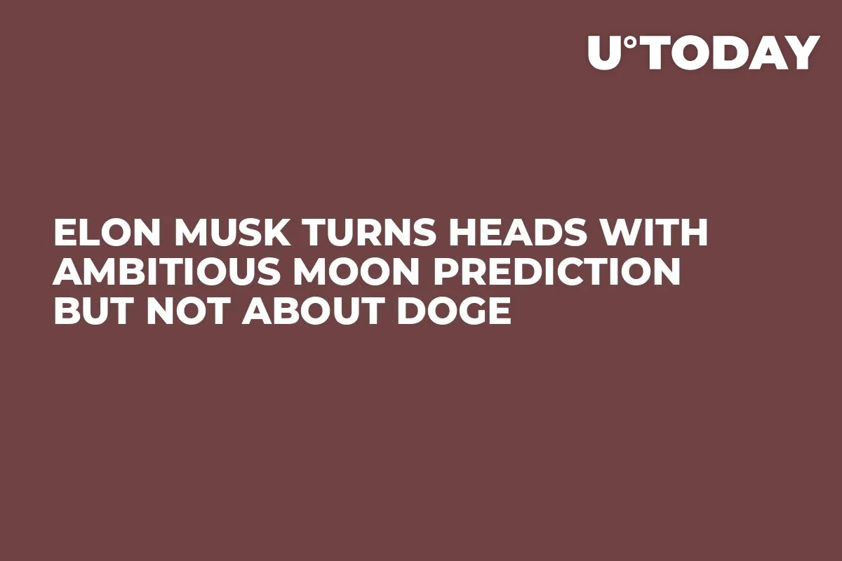 Elon Musk Turns Heads With Ambitious Moon Prediction But Not About DOGE