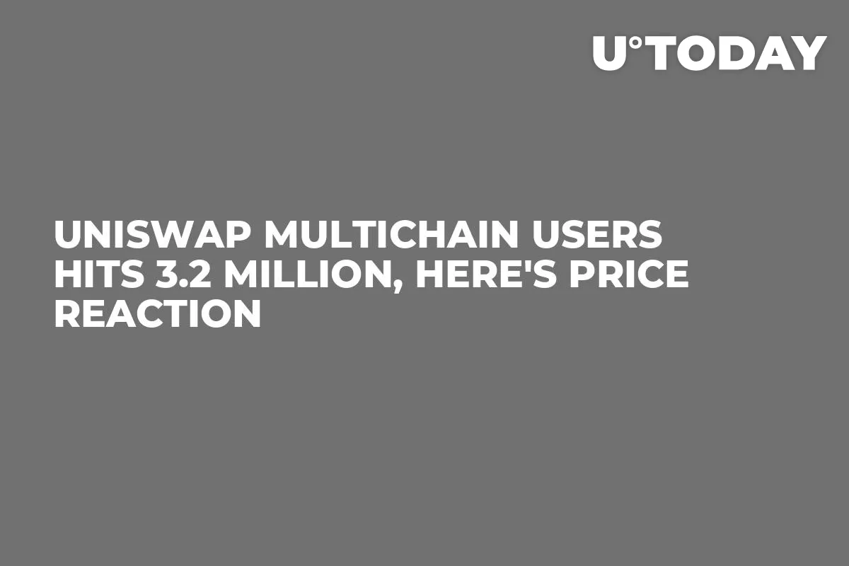 Uniswap Multichain Users Hits 3.2 Million, Here's Price Reaction