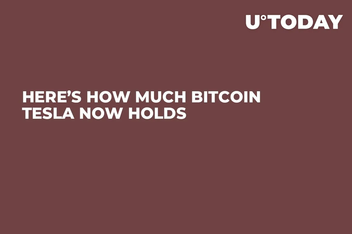 Here’s How Much Bitcoin Tesla Now Holds 
