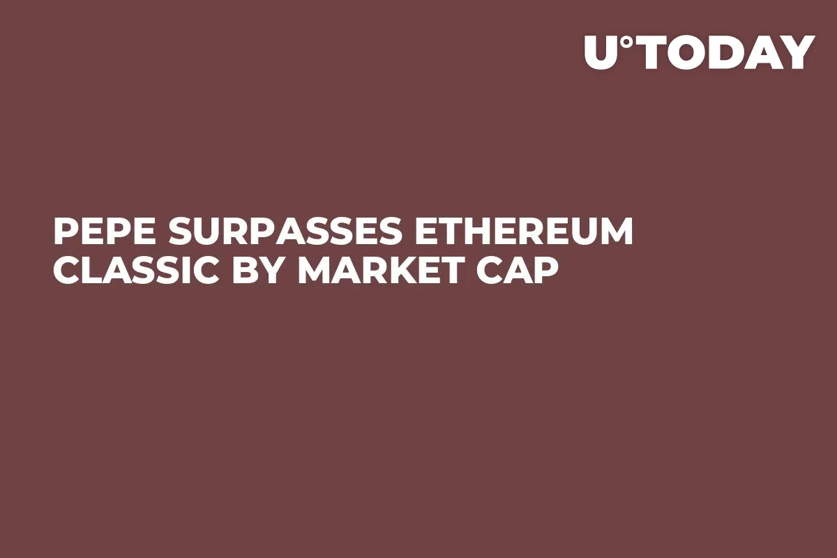 Pepe Surpasses Ethereum Classic by Market Cap