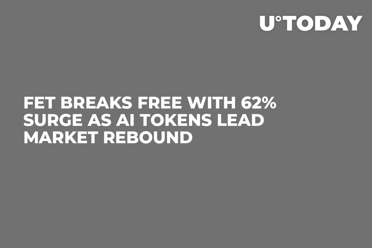 FET Breaks Free With 62% Surge as AI Tokens Lead Market Rebound