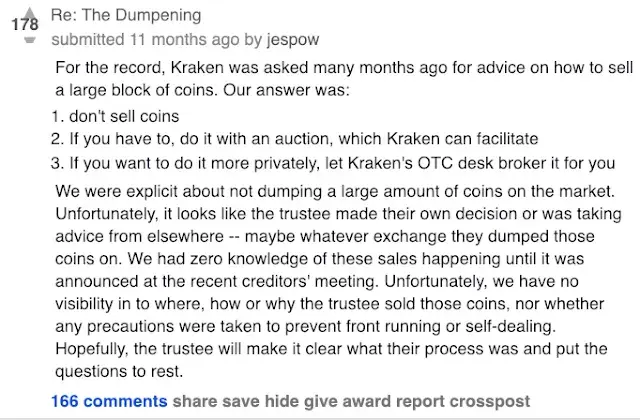 Mt. Gox Trustee’s Bank Book Leaked, and Creditors Should Be Outraged About Kraken Snub